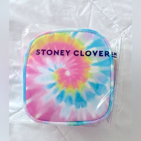 SOLD- Stoney Clover Pastel tie dye Mini Pouch - Picture 2 of 3
